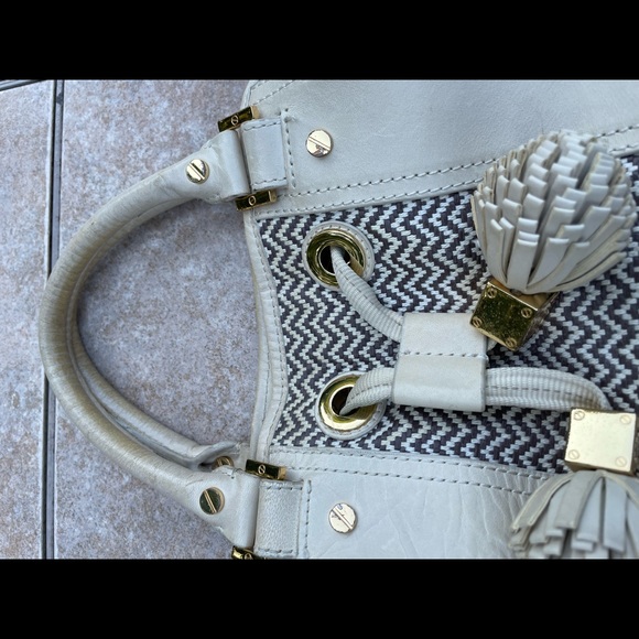 Tory Burch Drawstring Bucket Bag with Tassels - Picture 16 of 16